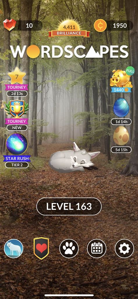 Complete activities and . . Wordscapes wildlife game